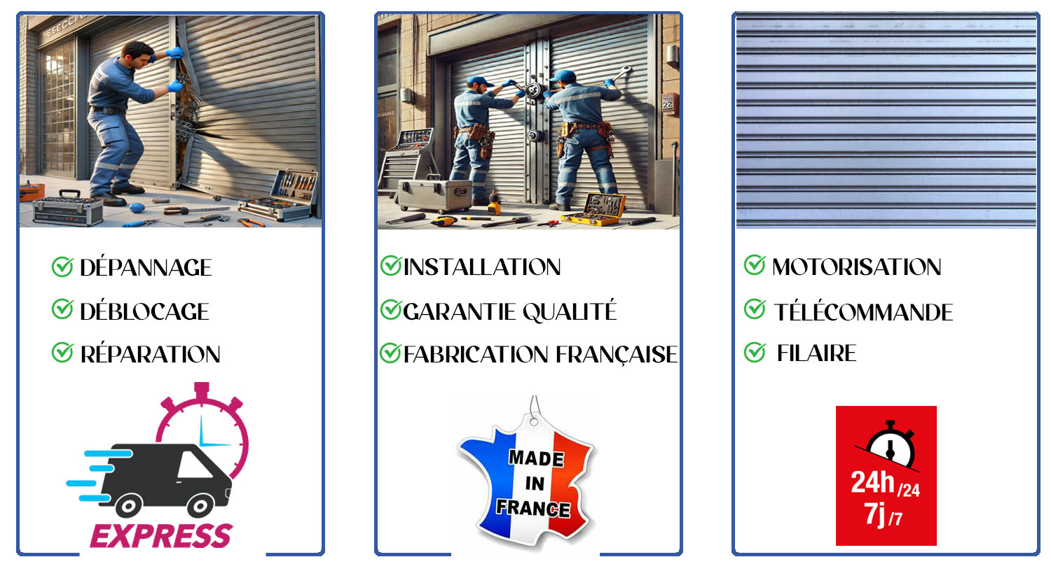 Déblocage Rideaux Metalliques Suresnes